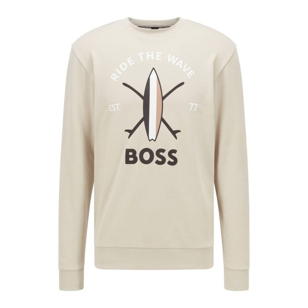 Hugo Boss Mens Savin Sweatshirt / Beige